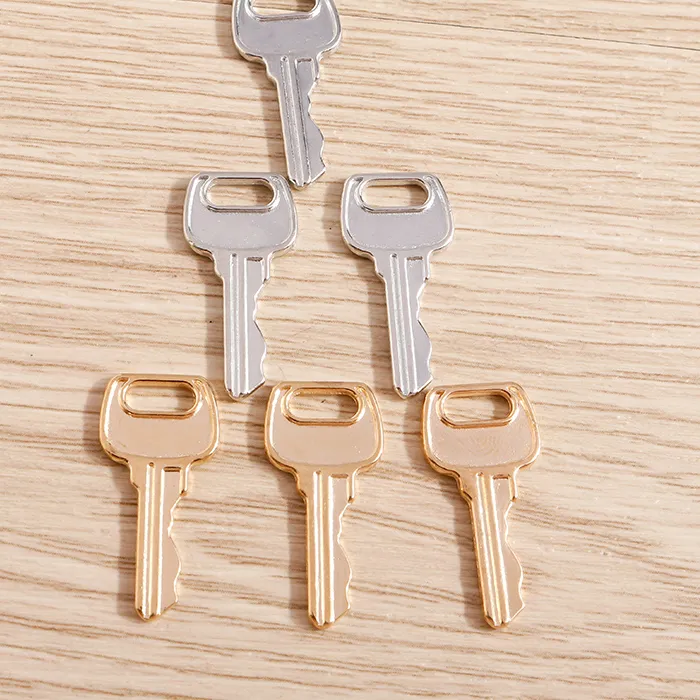 Authentic Tusember 20Pcs 12*24mm Cute Alloy Lock Key Charms For Gold Color Key Pendant Necklaces Earring DIY Handmade Jewelry Making