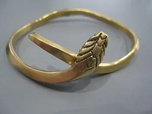 Authentic The Gilded Serpent: A Bypass Bracelet of Eternal Transformation