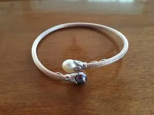 Authentic Rose Gold Bypass Bracelet: Empowering Harmony & Balance