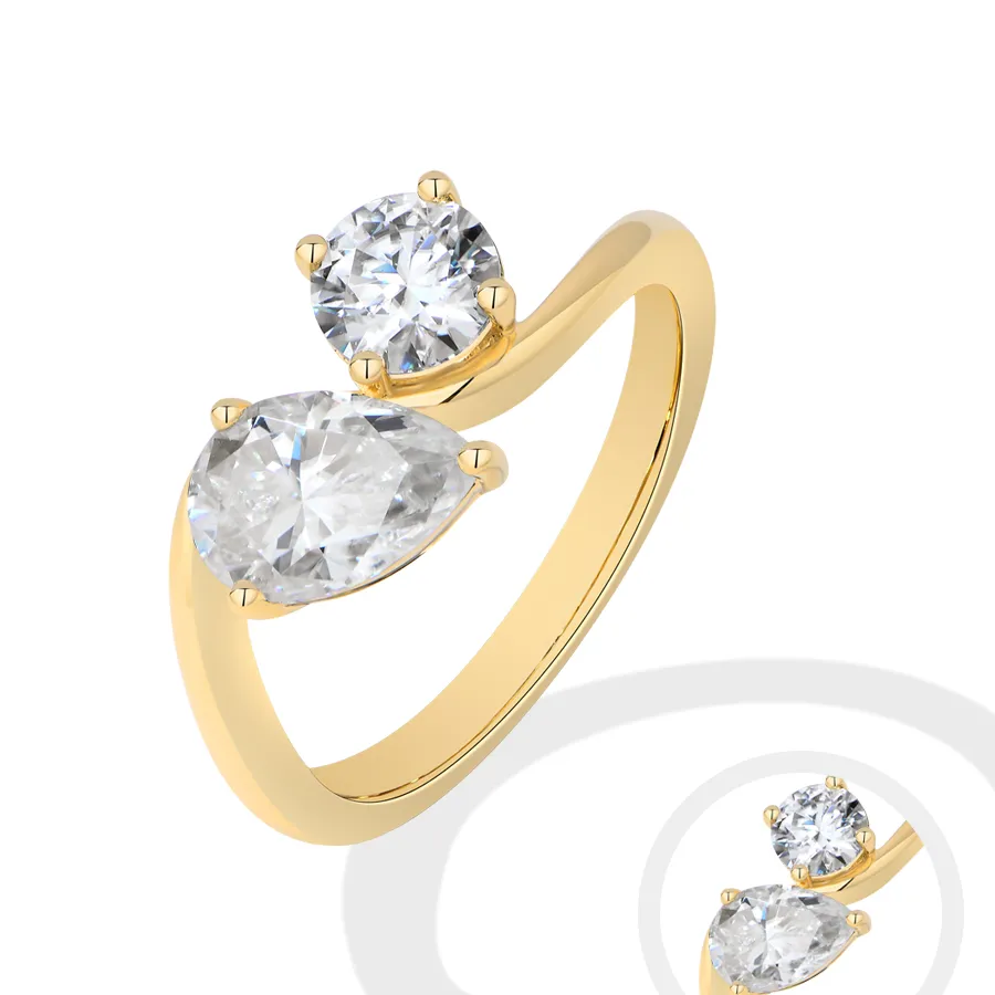 Authentic The Celestial Duality Moissanite Bypass Talisman