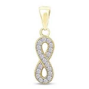 Authentic The Eternal Loop of Light Infinity Pendant