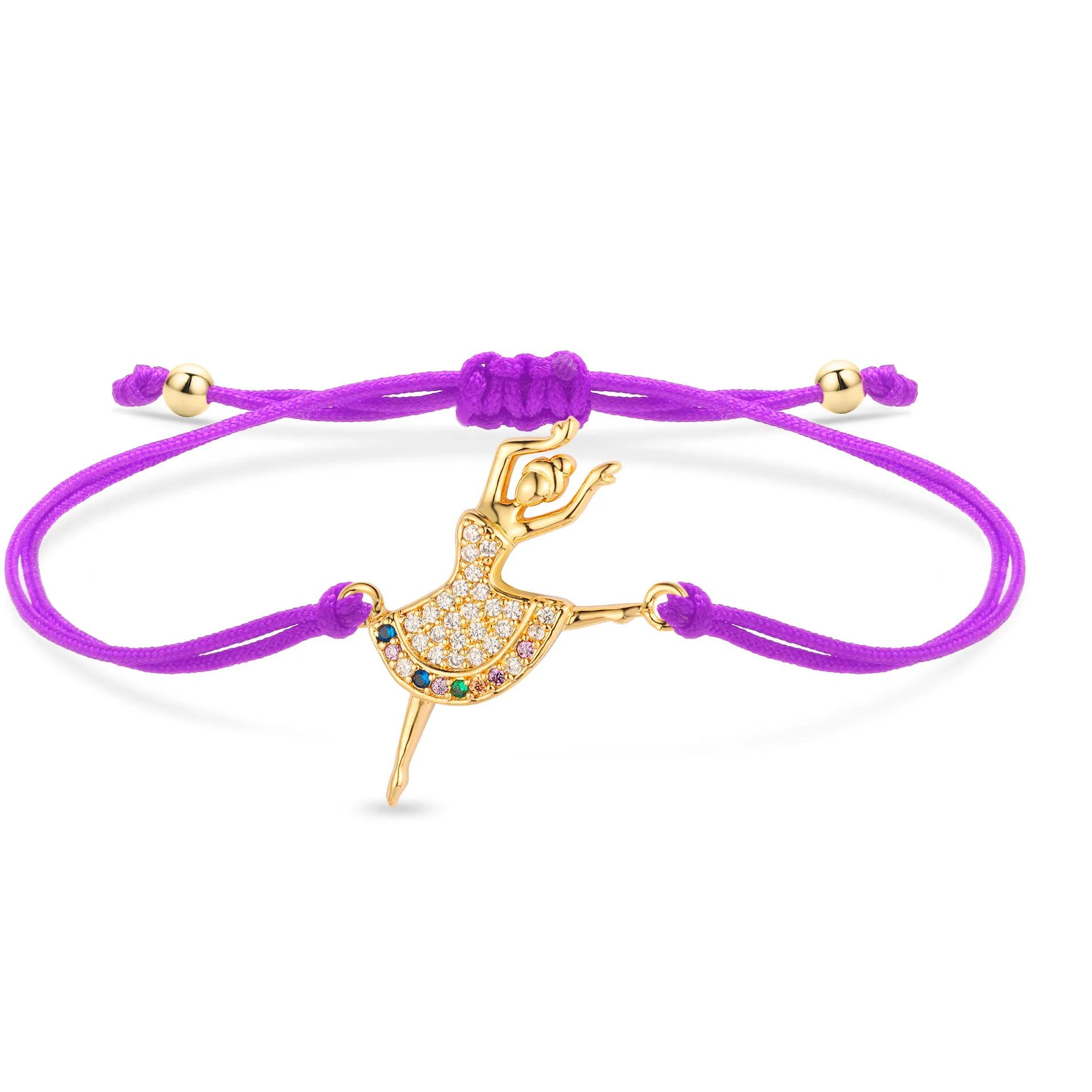 Authentic The Crimson Thread of Grace: Golden Ballerina Talisman