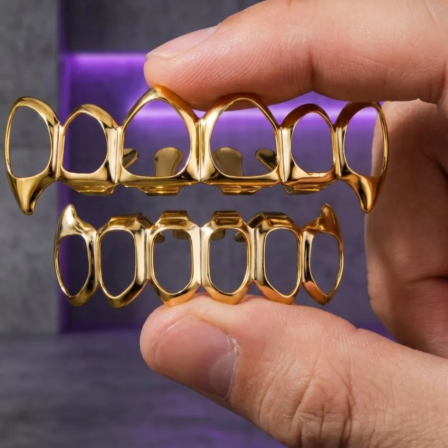 Authentic The Gilded Oracle: Radiant Hollow Dental Talismans