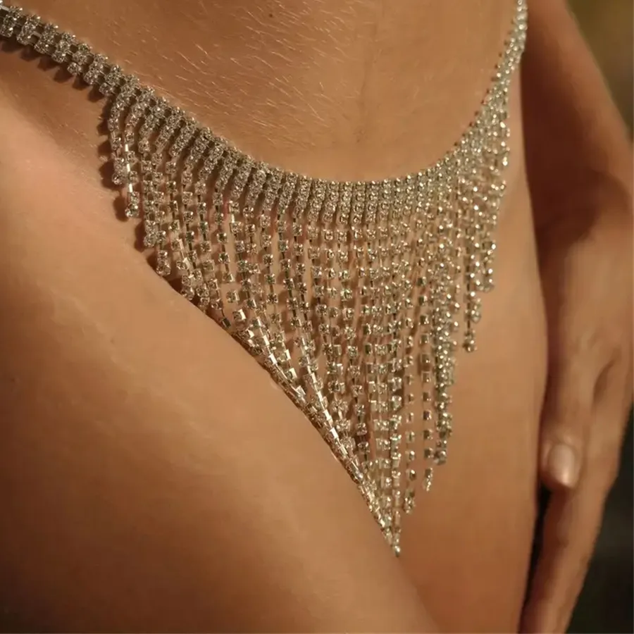 Authentic Serpentine Lumina: Gold & Silver Tassel Girdle of Flow