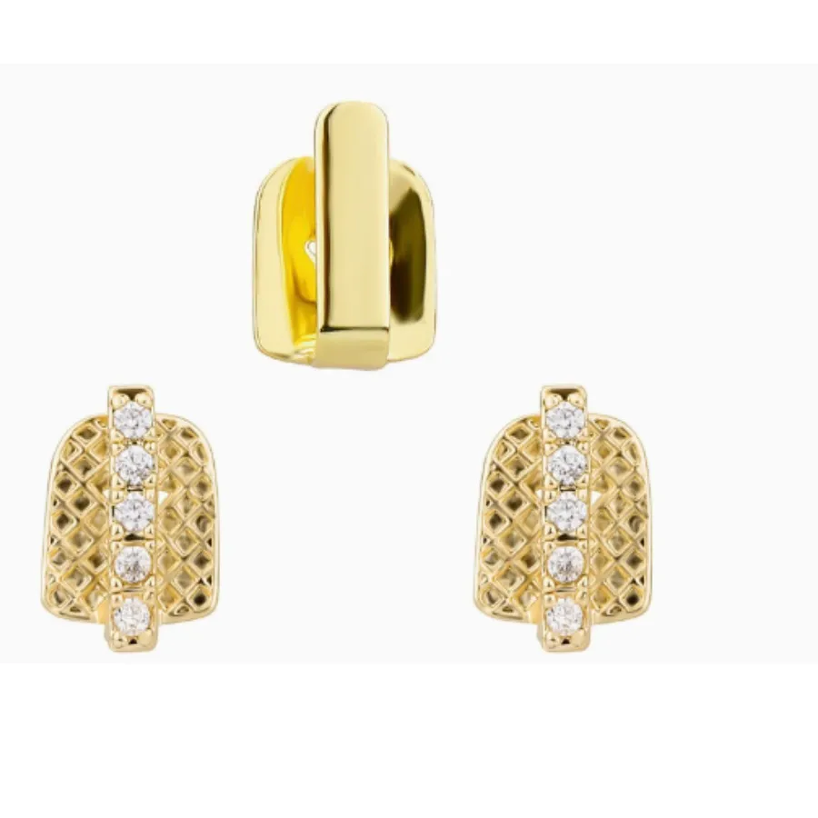 Authentic The Radiant Armor of Voice: Gilded Dental Adornments