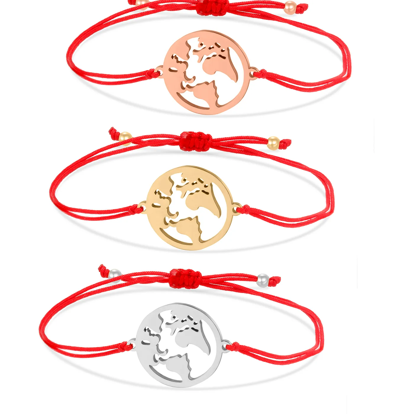 Authentic The Cartographer of the Heart Rose Gold Word Map Talisman