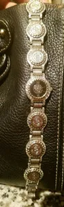 Authentic The Medusa Aegis: 10K White Gold Plated Swiss Temporal Amulet