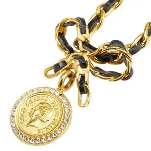 Authentic The Gilded Ribbon of Timeless Alliance: Vintage Gold-Plated Choker