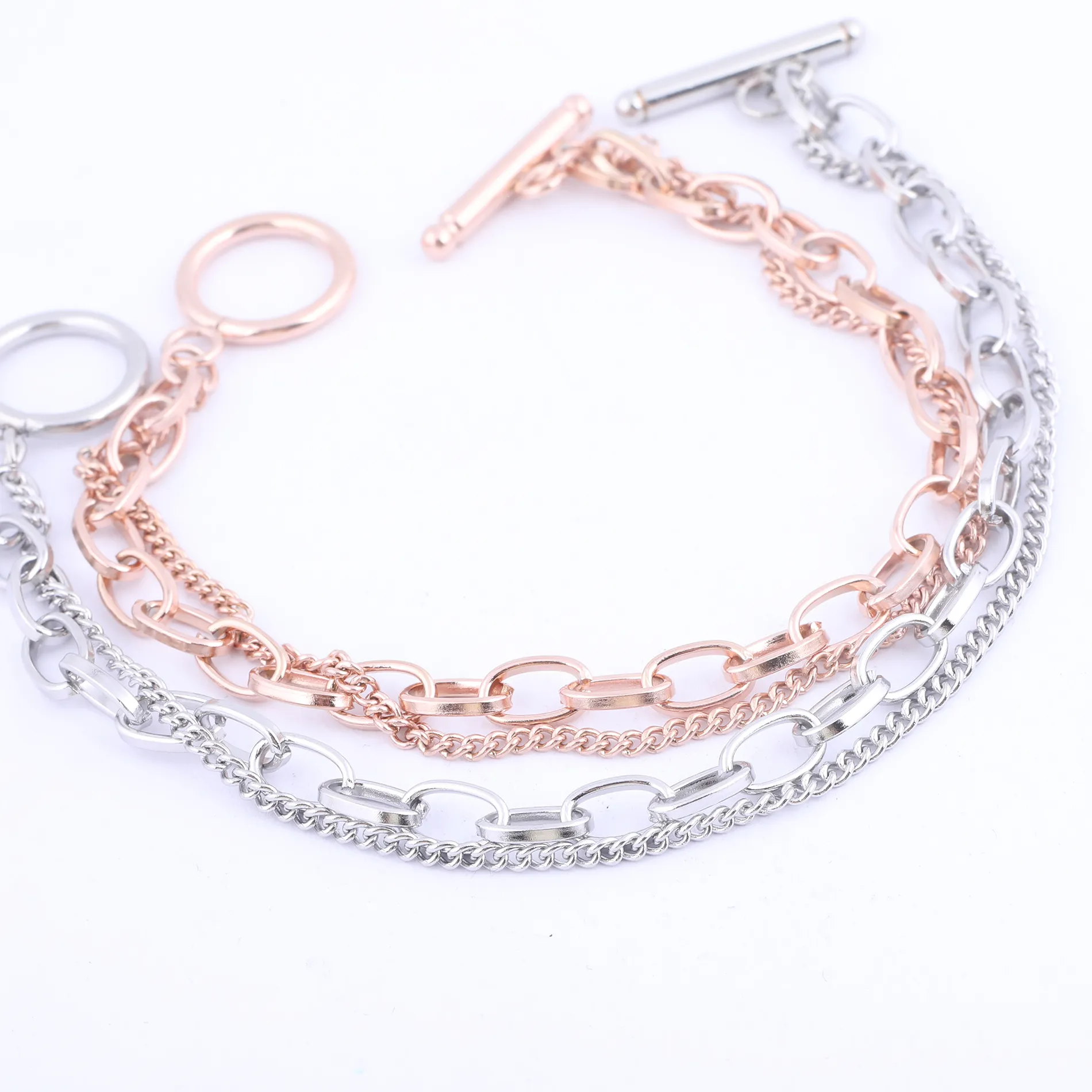 Authentic The Veiled Threads of Destiny: Rose Gold Harmonizing Chain Blanks