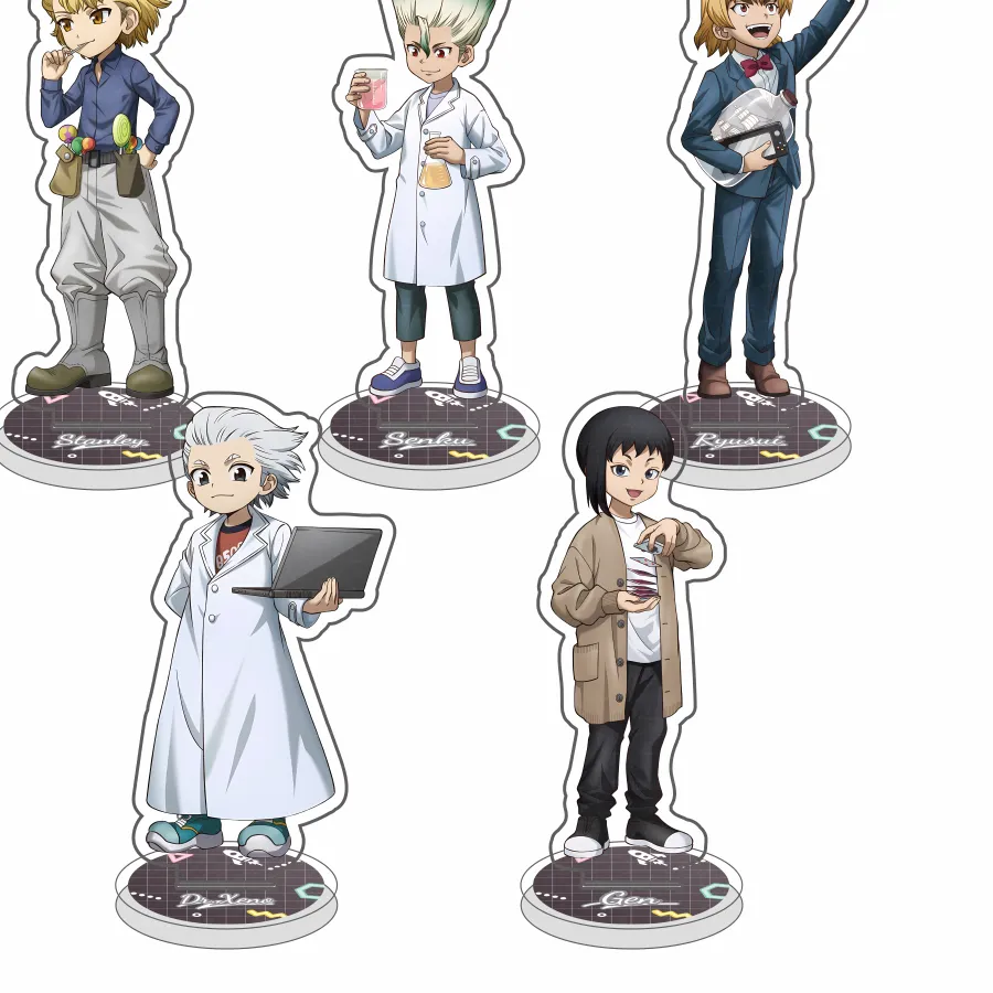 Authentic Sacred Essence of Senku Ishigami: 15cm Acrylic Stand of Illuminated Wisdom