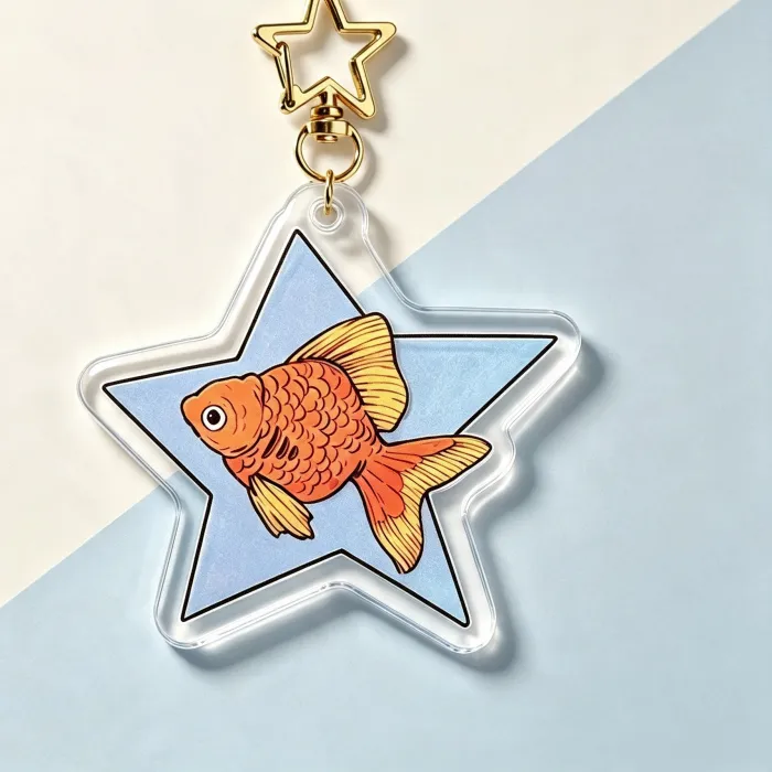 Authentic Amulet Of The Ascendant Goldfish Starry Protection & Fortune