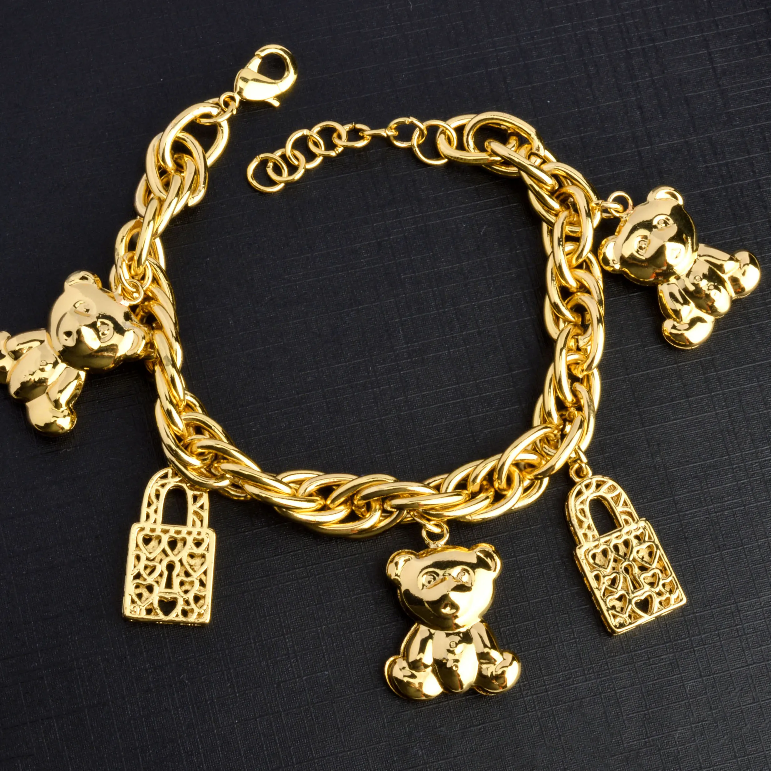 Authentic The Guardian Bear and Sacred Lock Talisman Bracelet