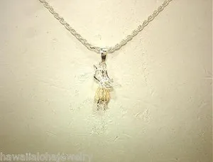 Authentic Whispers of Aloha: 6mm Wiggling Hula Girl Pendant