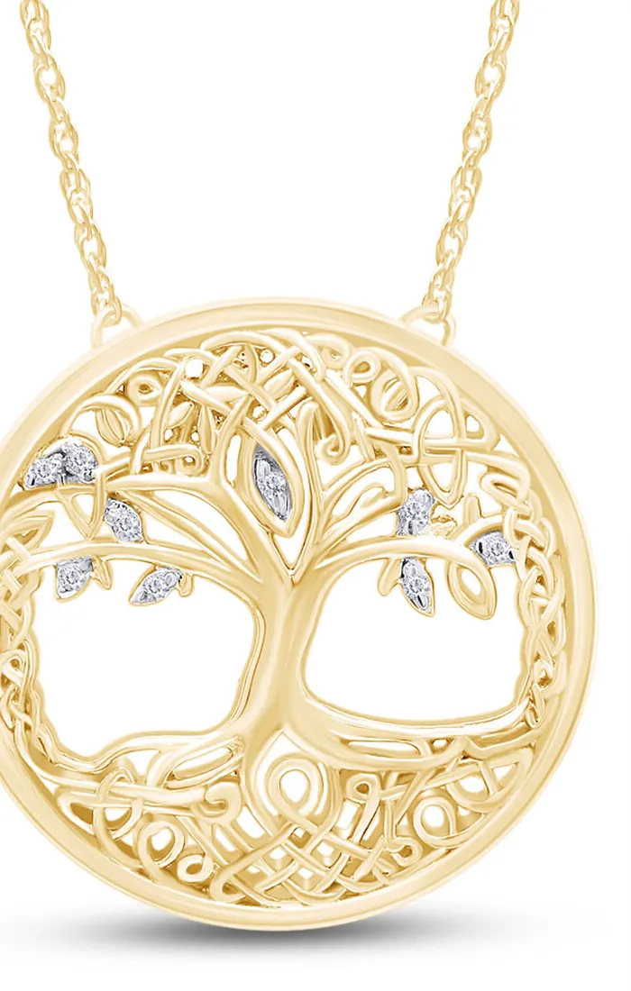 Authentic Branching into Eternity: Tree of Life Pendant