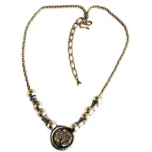 Authentic The Gilded Arbor: Signed Liz Claiborne Tree of Life Regalia Necklace