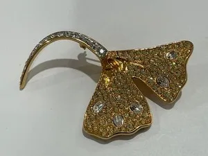 Authentic The Golden Ginkgo Leaf Brooch of Eternal Resilience