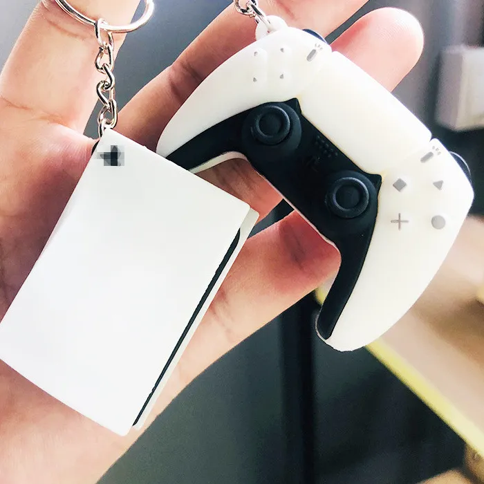 Authentic Stylish Ps5 Analog Drip Glue Handheld Game Controller Key Chain Bag Key Pendant Play Game Hanging