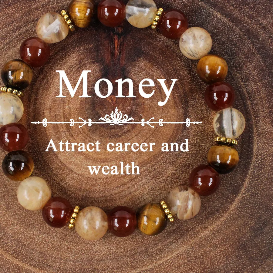 Authentic Tapestry of the Golden Sun: Tiger Eye, Red Agate, and Citrine Feng Shui Talisman
