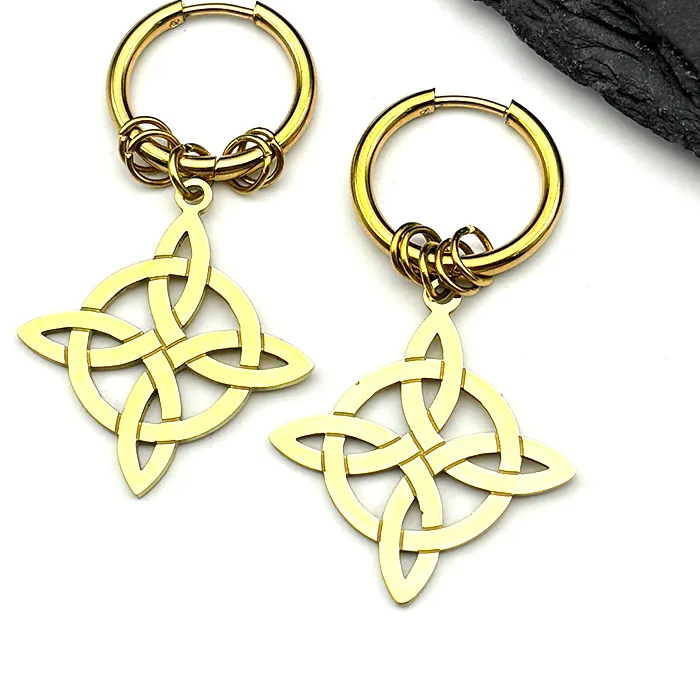 Authentic Golden Witches Knot Sacred Hoop Talismans
