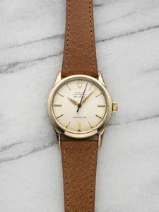 Authentic Vintage 1960 Rolex Air-King: Celestial Timekeeper of Golden Horizons