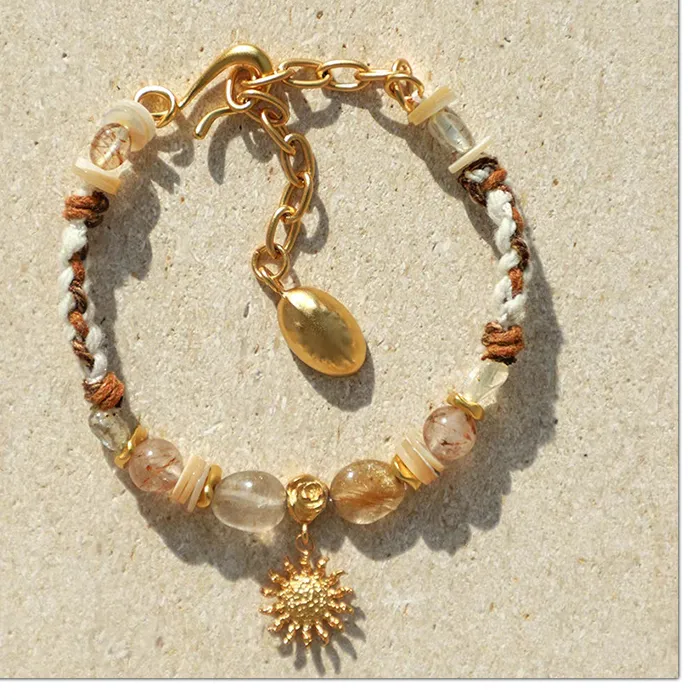 Authentic Radiant Solar Harmony: The Bohemian Talisman Set