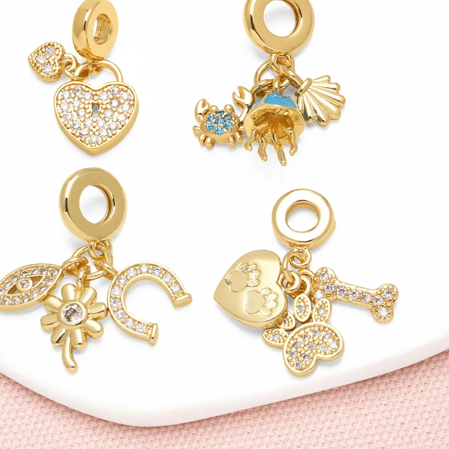 Authentic Heart of Protection: White Crystal Evil Eye Paw Pendant