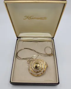 Authentic Krementz Celestial Shell: Gold‑Plated Guardian of New Beginnings