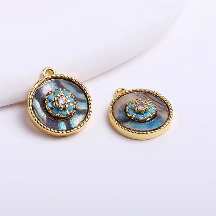Authentic Celestial Guardian Evil Eye Talisman - 14K Gold Plated Zirconia Protection Amulet