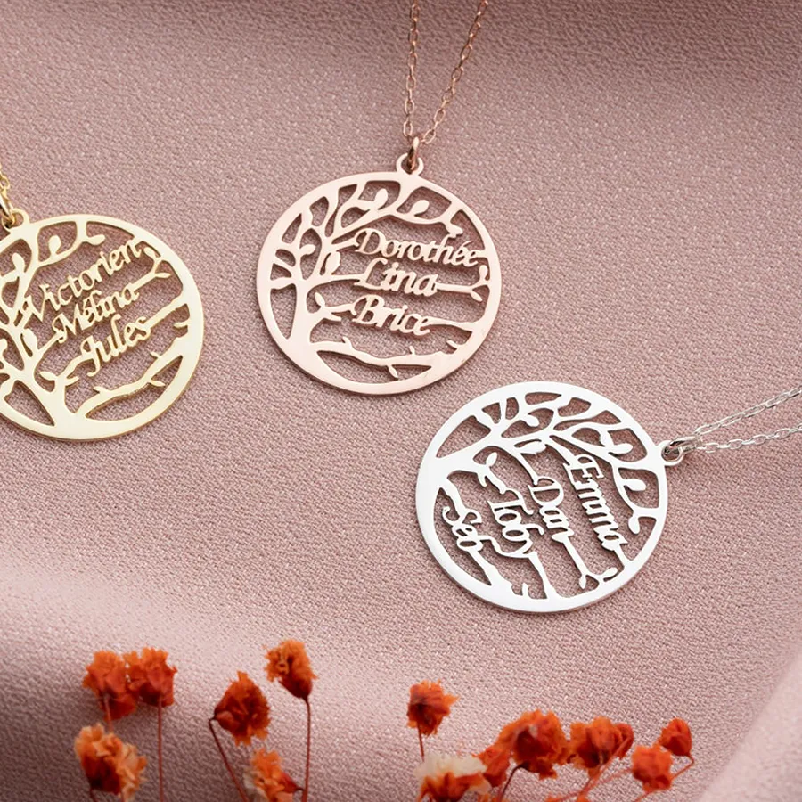 Authentic Sacred Tree of Life: Family Bonded in Gold