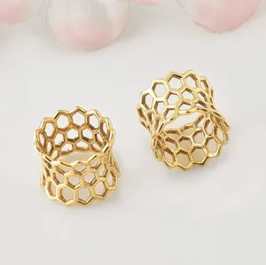 Authentic The Golden Hive Sacred Geometry Ear Adornments