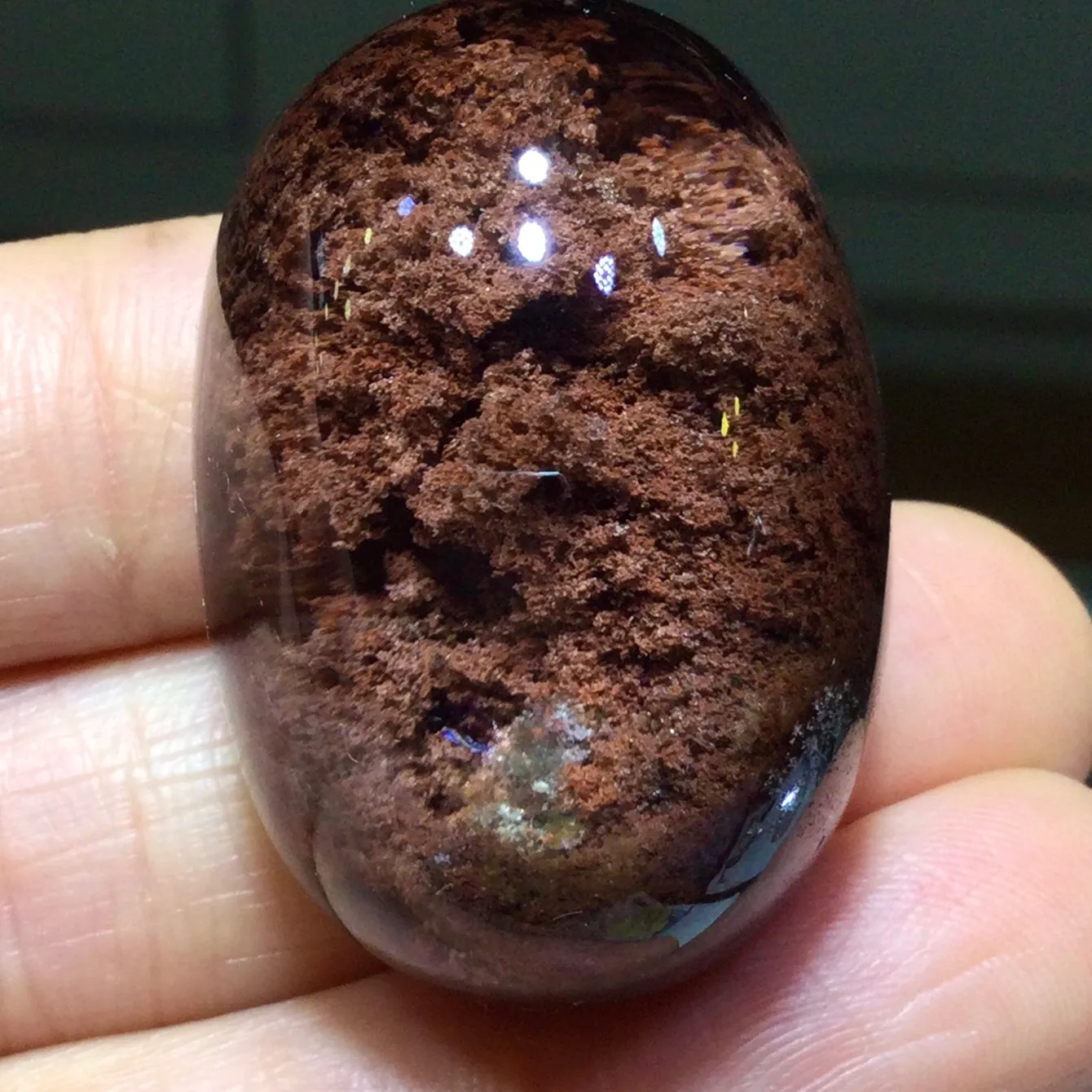 Authentic The Crimson Garden: Ethereal Red Phantom Quartz Talisman