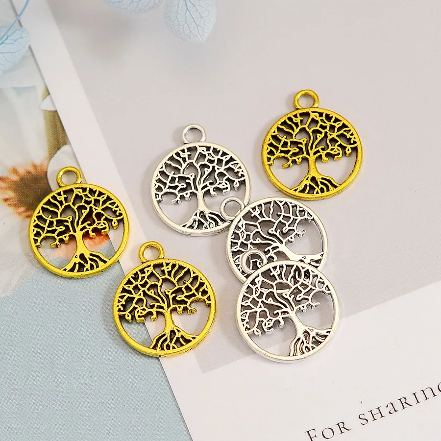 Authentic Harmony's Branch: Tree of Life Charms for World Peace