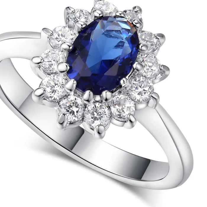 Authentic The Sapphire Crown Princess Ring