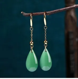 Authentic Ethereal Green Jade Droplets: Attract Serenity and Harmony