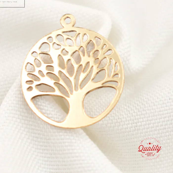 Authentic The Eternal Arboreal Sigil: 14K Gold-Plated Tree of Life Amulet