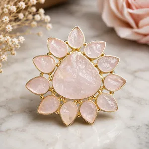 Authentic The Ethereal Rose Quartz Radiance Ring