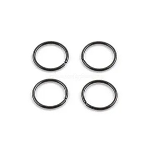Authentic 20G 18G 1/4" 5/16" 3/8" Gold Plated on Seamless Nose Hoop Ear Tragus Ring