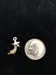 Authentic Shooting Star Decorative Gold-plated bangle charm pendant