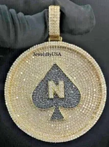 Authentic Spiritual Spade N Pendant: Dual‑Tone Gold‑Plated Guardian