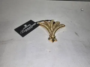 Authentic Celestial Radiance Swarovski Gold-Plated Brooch