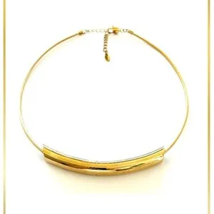 Authentic Gold Womens Necklace Dipped In Gold. 18k Gold Plated Jewelry
