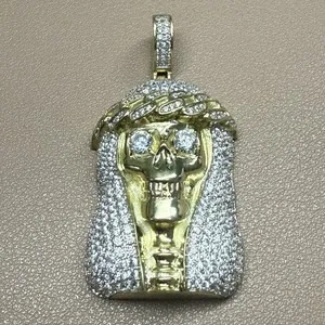 Authentic The Celestial Harbinger: Gold-Plated Memento Mori Pendant