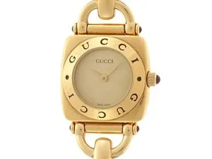 Authentic The Golden Hour: Gucci 6300L Radiant Sun Dial Quartz Talisman