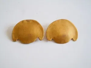 Authentic Gilded Celtic Knotwork Ear Clips of Eternal Balance