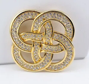 Authentic The Gilded Celtic Knot Pavé Crystal Talisman