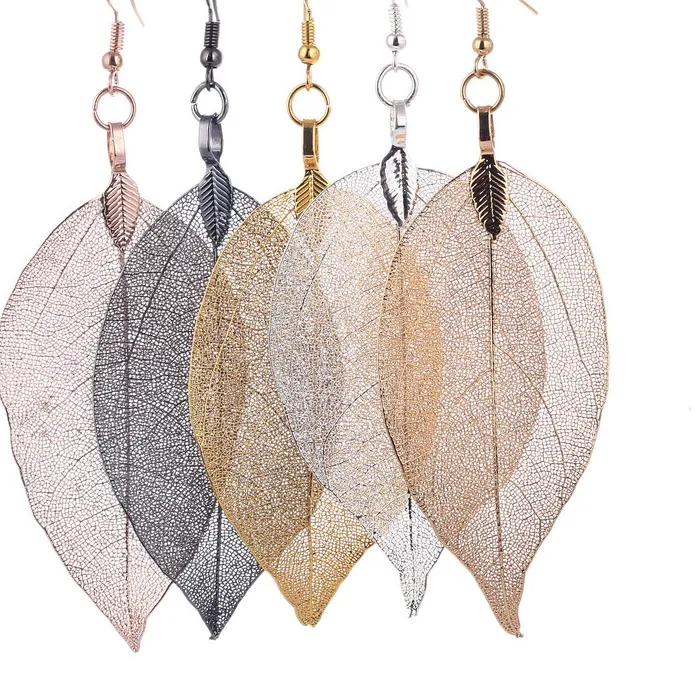 Authentic Whispers of Love: Natural Leaf Earrings for the Devoted Heart