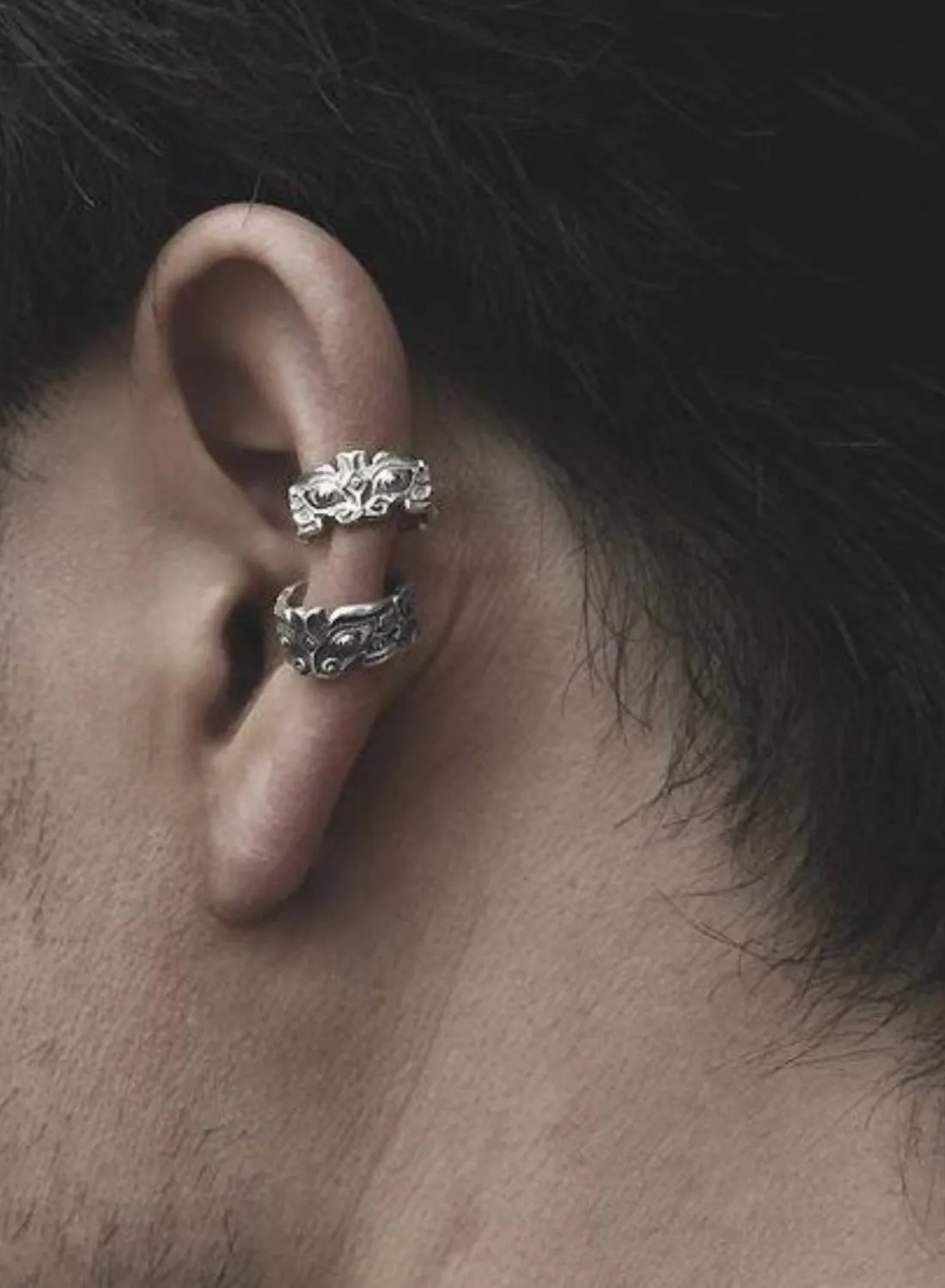 Authentic The Guardian Totem Ear Cuff: A Relic of Ancient Spirit