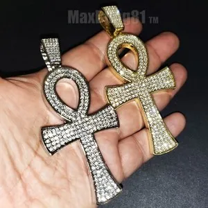 Authentic The Solar Key of Eternal Vitality: Gilded Ankh Pendant