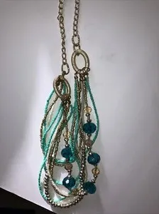 Authentic Turquoise and Pearl Necklace of Celestial Harmony