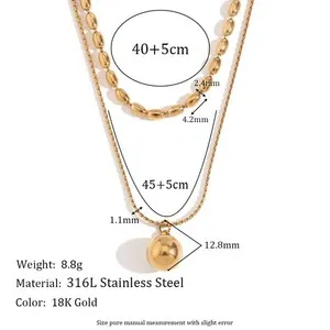 Authentic The Golden Harvest Rice Bead Talisman Necklace